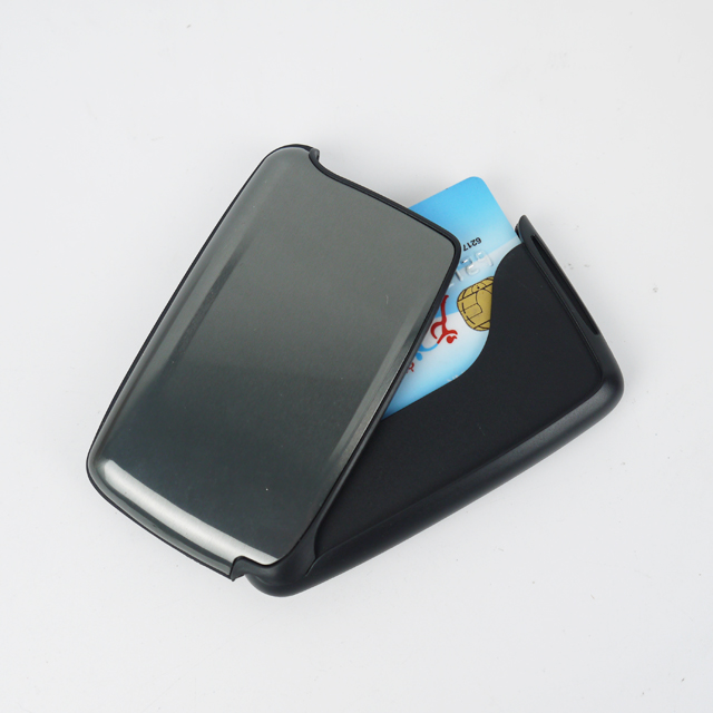 Einfach Open RFID Blacking Al Card Holder Männer Portemonnaie